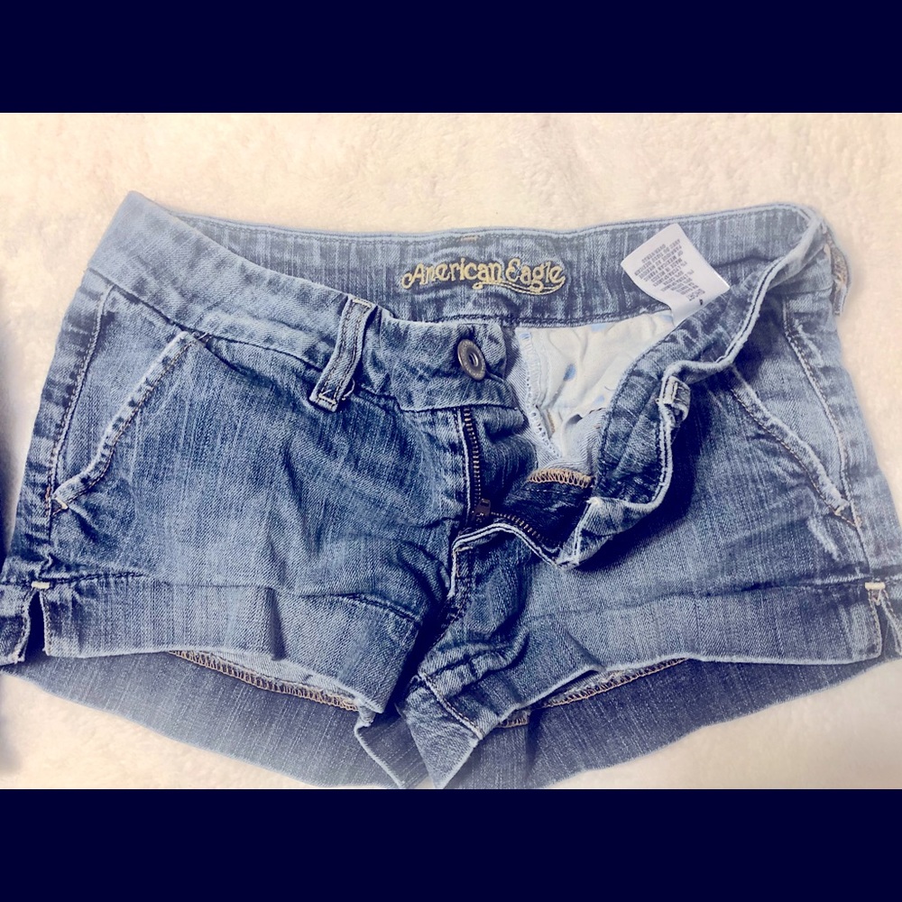 American eagle jean shorts